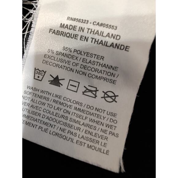 Nike Pro Youth Girl's Dri-Fit Ribbed Stretchy Athletic Tank Top Black Size Large - Picture 8 of 9